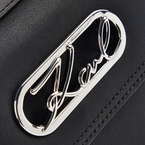 Karl Lagerfeld Signature Borsa a tracolla Vera Pelle 25 cm