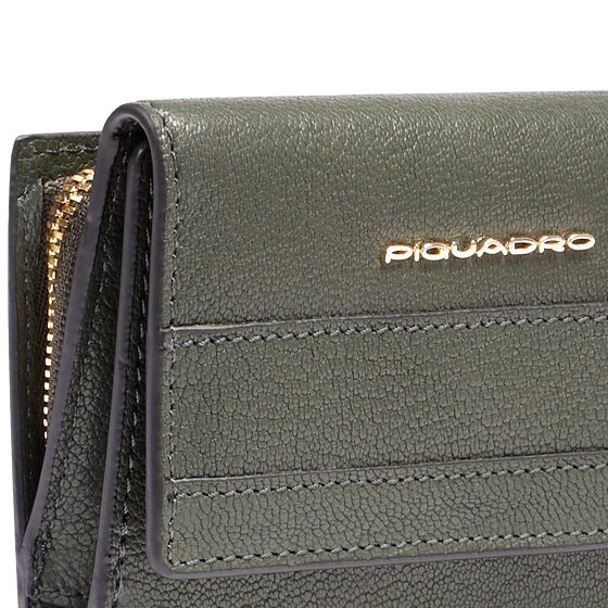 Piquadro Patricia Portafoglio Protezione RFID Vera Pelle 9 cm