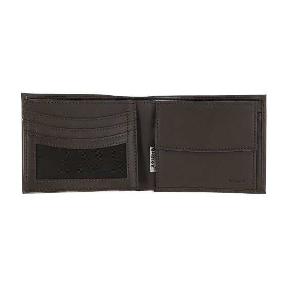oxmox Leather Portafoglio Protezione RFID Vera Pelle 10 cm