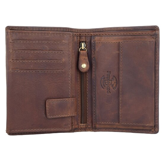 Greenland Nature Portafoglio Soft & Safe RFID in pelle 9,5 cm