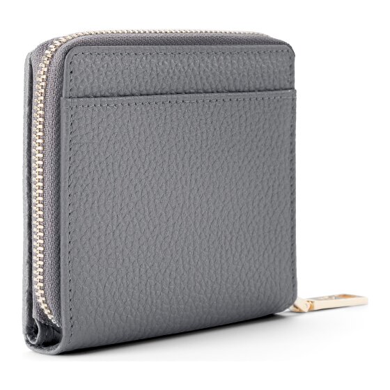 Lazarotti Portafoglio Bologna in pelle, medio, con chiusura a zip perimetrale, 10 cm