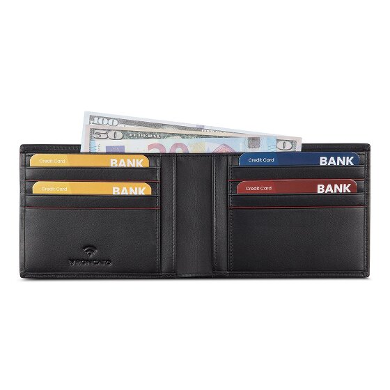 Roncato Detroit Portafoglio Protezione RFID Pelle 12.5 cm
