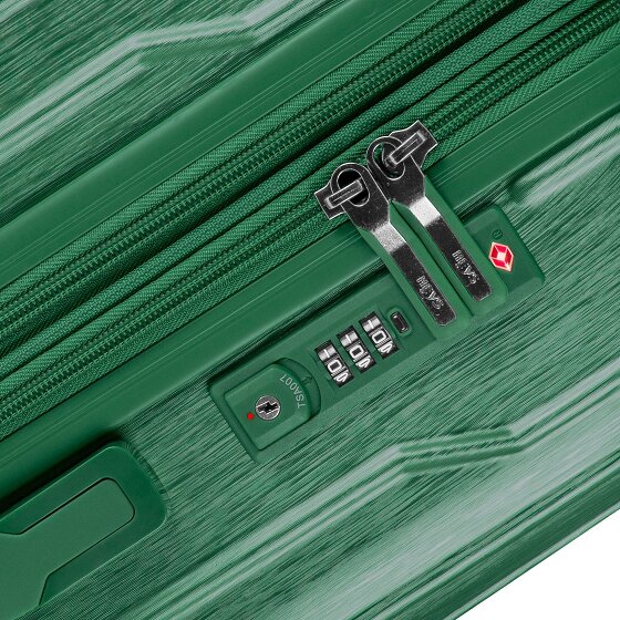 Heys Xtrak 4 ruote Set di valigie 3 pezzi con piega di espansione