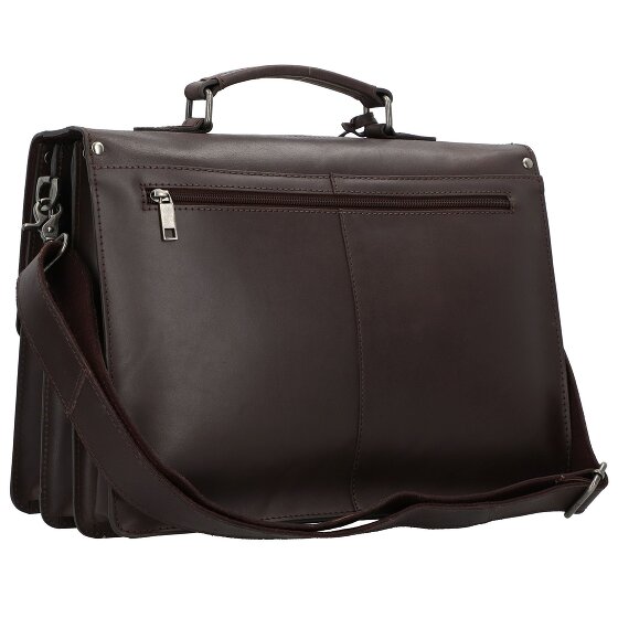 Burkely Cartella Dean vintage in pelle 38 cm