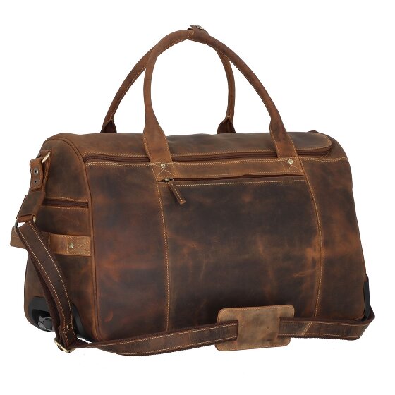 Greenburry Vintage 2 ruote Borsa da viaggio Pelle 32 cm