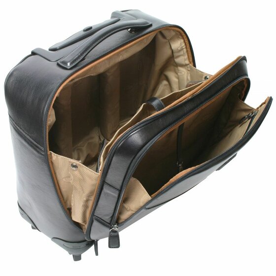 Bric's Life Pelle Trolley business a 4 ruote in pelle 43 cm Scomparto per laptop