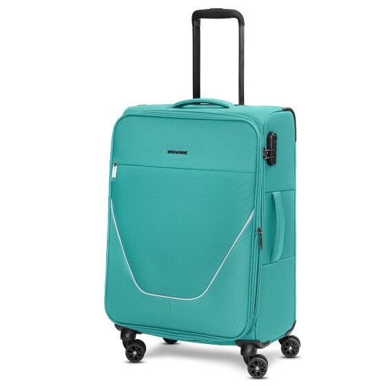 Stratic taska set di valigie a 4 ruote 3 pezzi con piega elastica