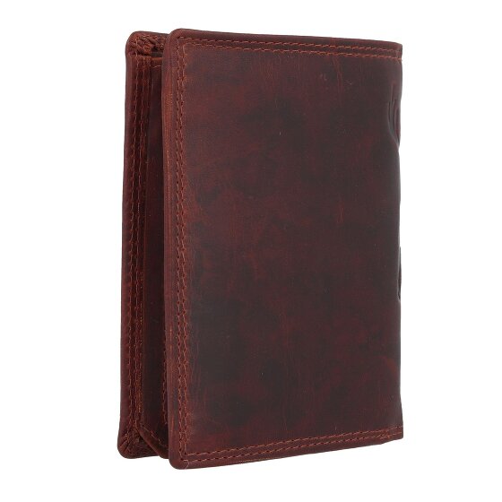 Jack Kinsky Monterey Portafoglio Protezione RFID Pelle 10.5 cm