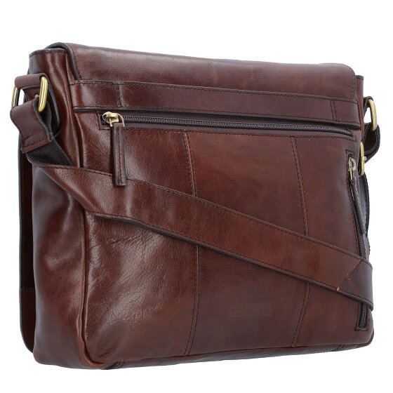 Leonhard Heyden Cambridge Messenger in pelle 32 cm Scomparto per laptop