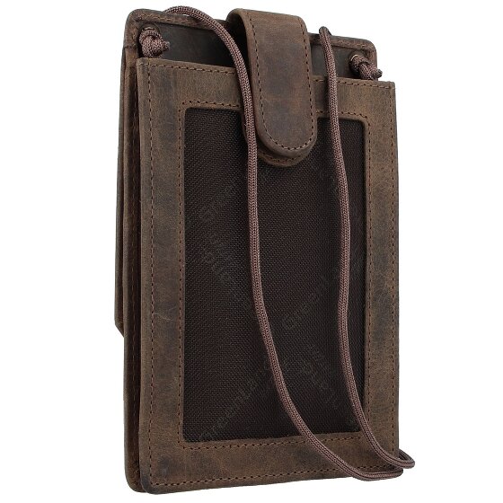 Greenland Nature Montenegro Borsa da petto RFID in pelle 11 cm