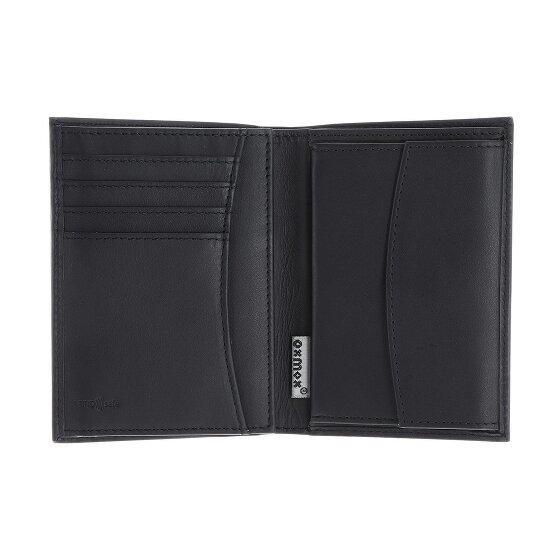 oxmox Leather Portafoglio Protezione RFID Vera Pelle 13 cm