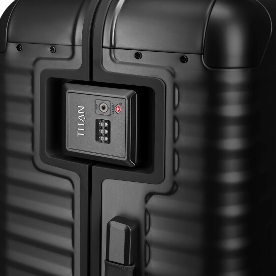 Titan Carrello Eternity a 4 ruote in Alluminio, 75 cm