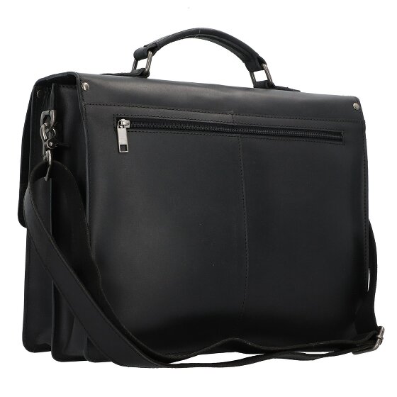 Burkely Cartella Scott vintage in pelle 38 cm