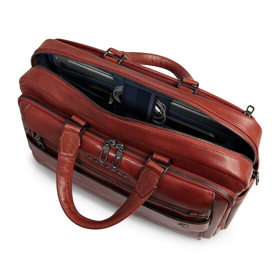 Piquadro Solm Valigetta Vera Pelle 42 cm Vano porta PC