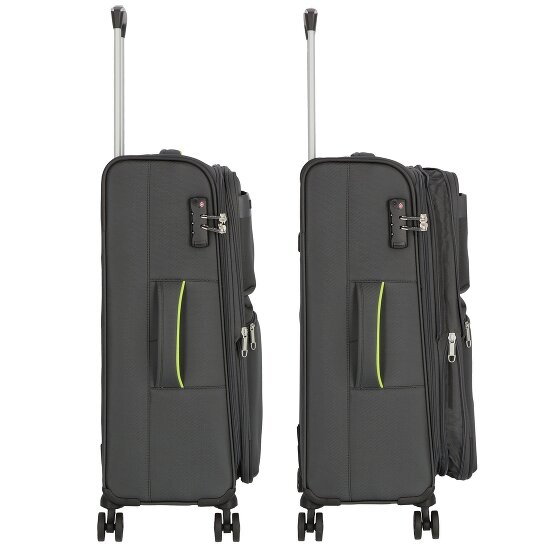 d&n Travel Line 6704 Set di valigie a 4 ruote 3 pz.