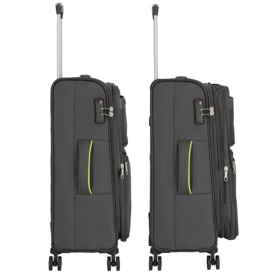 d&n Travel Line 6704 Set di valigie a 4 ruote 3 pz.