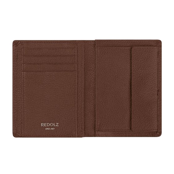Redolz Portafoglio Leather Essentials HF in pelle RFID, 9,5 cm, apribile