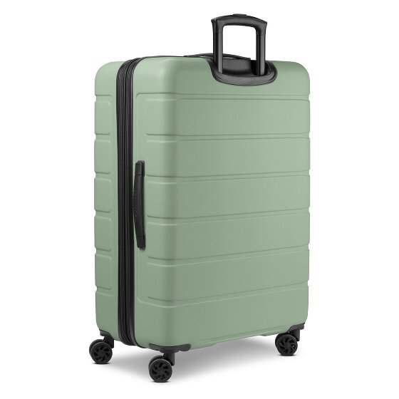 Saxoline Miami 4 ruote Set di valigie 3 pezzi con piega di espansione