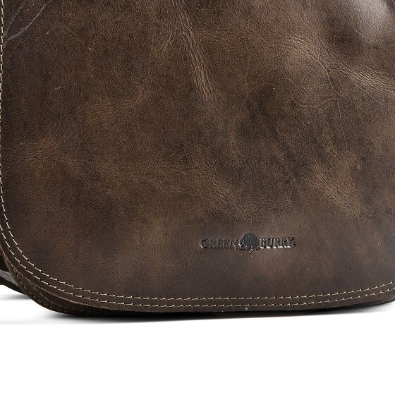 Greenburry Vintage Borsa a tracolla Vera Pelle 30 cm