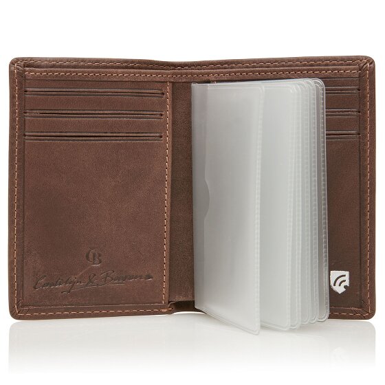Castelijn & Beerens Canyon Custodia per carte di credito RFID in pelle 7,5 cm