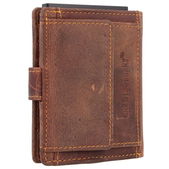 Greenburry Portafoglio originale vintage RFID in pelle 8 cm