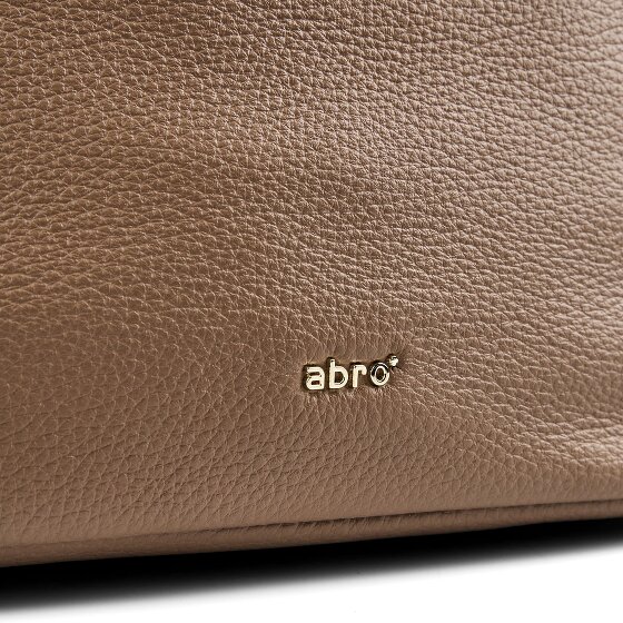 abro Ebony Borsa a spalla Vera Pelle 30 cm