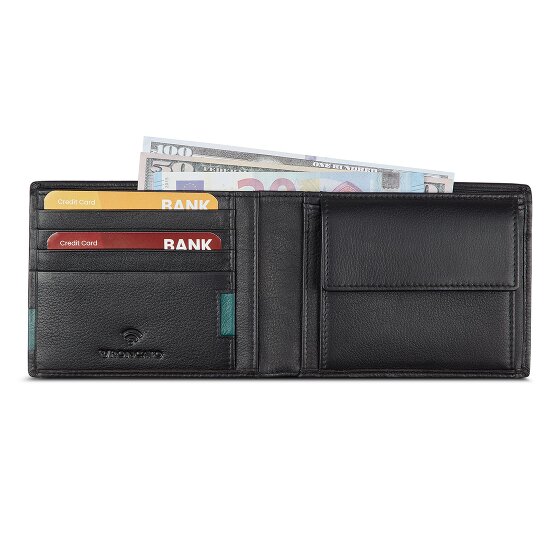 Roncato Monaco Portafoglio Protezione RFID Pelle 9 cm