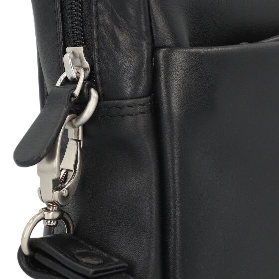 Esquire Borsa da polso in pelle Oxford 23 cm