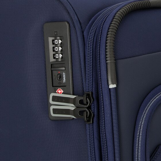 d&n Travel Line 9504 4 ruote Set di valigie 3 pezzi con piega di espansione