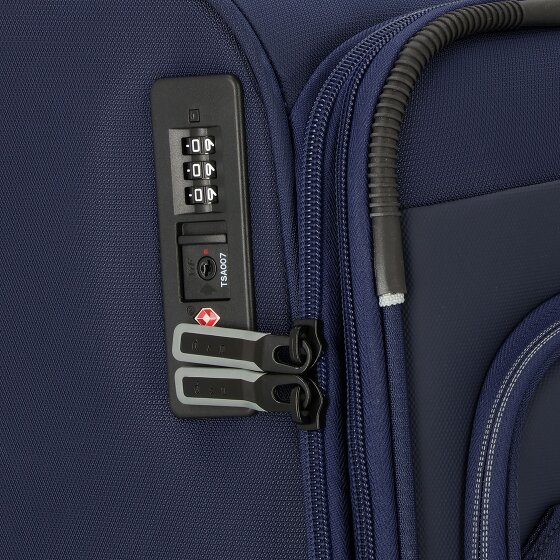 d&n Travel Line 9504 4 ruote Set di valigie 3 pezzi con piega di espansione