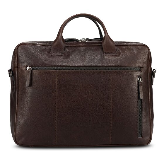 Jost Glasgow Valigetta Vera Pelle 40 cm Vano porta PC