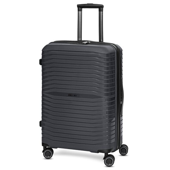 Stratic Shine 4 ruote Set di valigie 3 pezzi con piega di espansione
