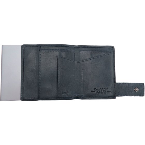 SecWal SecWal 1 Custodia per carte di credito Portafoglio RFID in pelle 9 cm