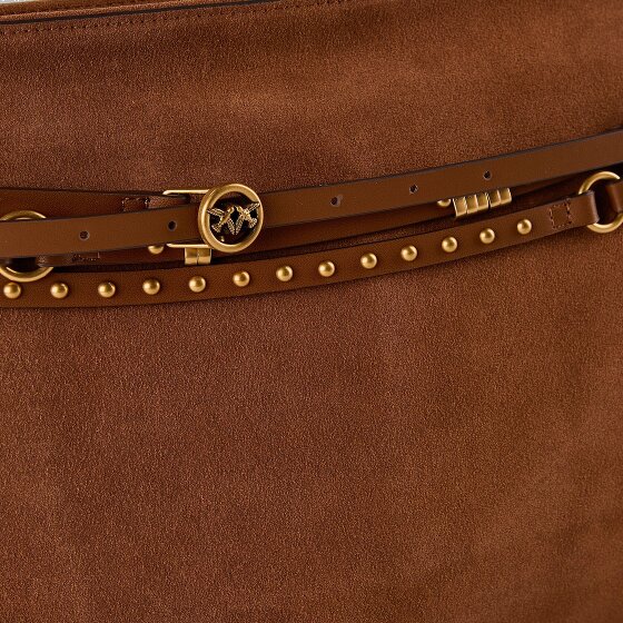 PINKO Belt Bag Big Borsa a spalla Vera Pelle 40 cm