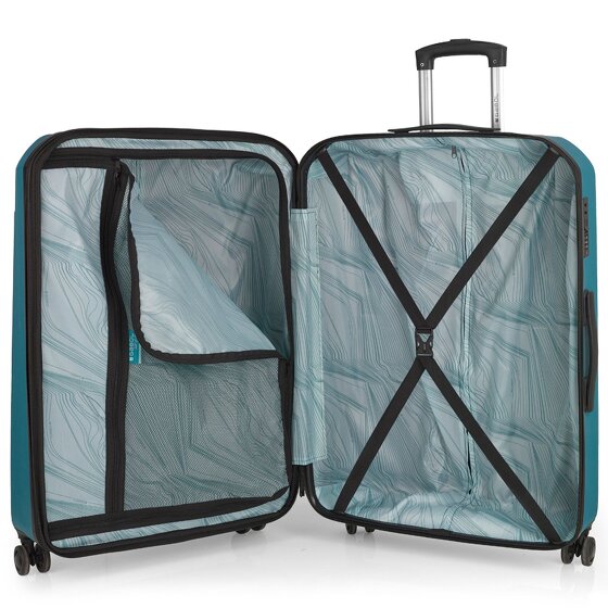 Gabol Mercury 4 ruote Carrello L 76 cm con piega di espansione