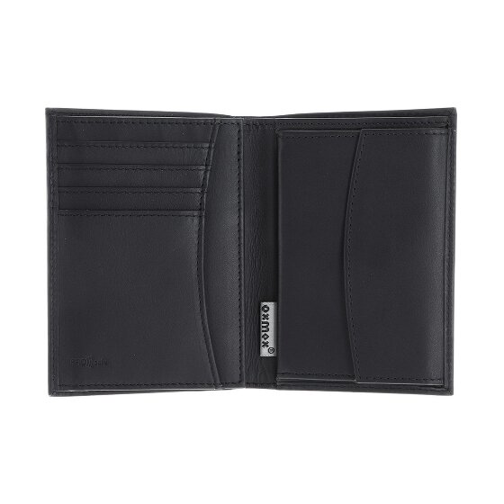 oxmox Leather Portafoglio Protezione RFID Vera Pelle 13 cm