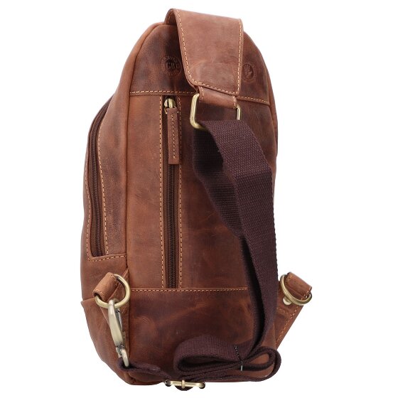 Greenburry Borsa a tracolla vintage in pelle 32 cm