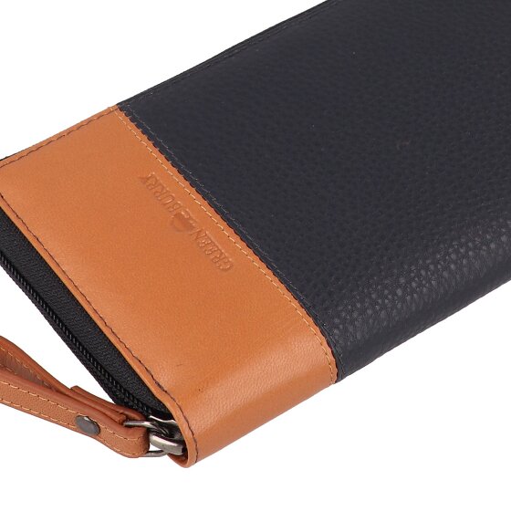 Greenburry Nappa Portafoglio Protezione RFID Pelle 19.5 cm