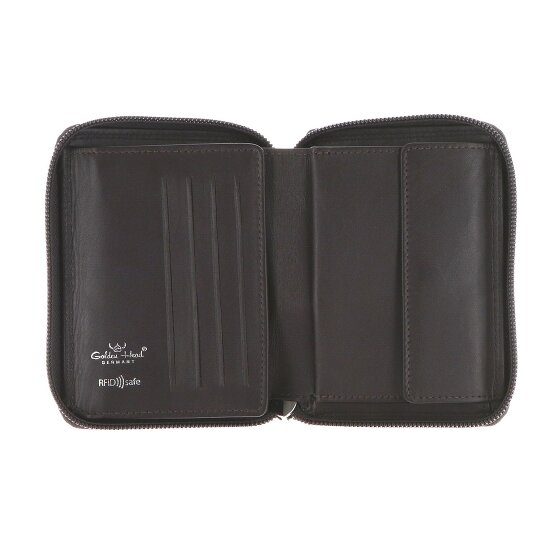 Golden Head Polo Portafoglio Protezione RFID Vera Pelle 12.5 cm