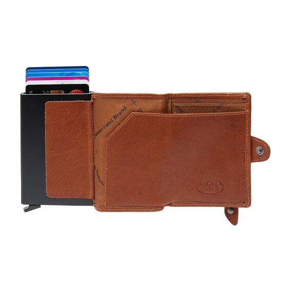 The Chesterfield Brand Baldwin Custodia per carta di credito Protezione RFID Vera Pelle 6.5 cm