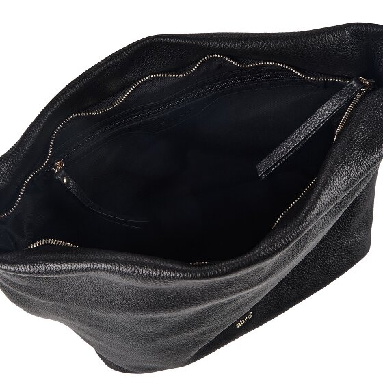 abro Ebony Borsa a spalla Vera Pelle 39 cm