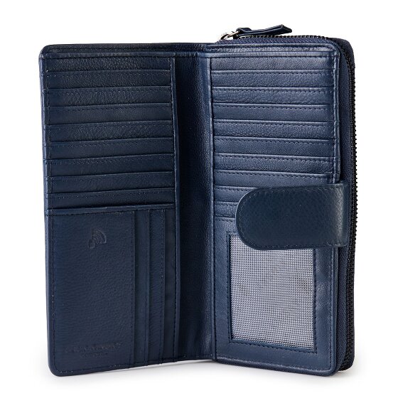 Jack Kinsky Livorno 1026 Portafoglio Protezione RFID Pelle 9.5 cm