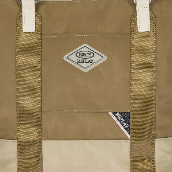 Bric's Replay Sand Woo Borsa shopper 26 cm Bric's Replay Sand Woo Borsa shopper 26 cm