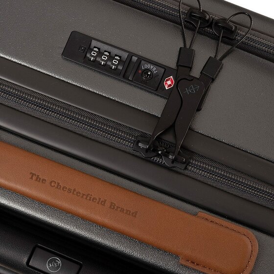 The Chesterfield Brand Zuna 4 ruote Carrello della cabina S 55 cm Scomparto per laptop