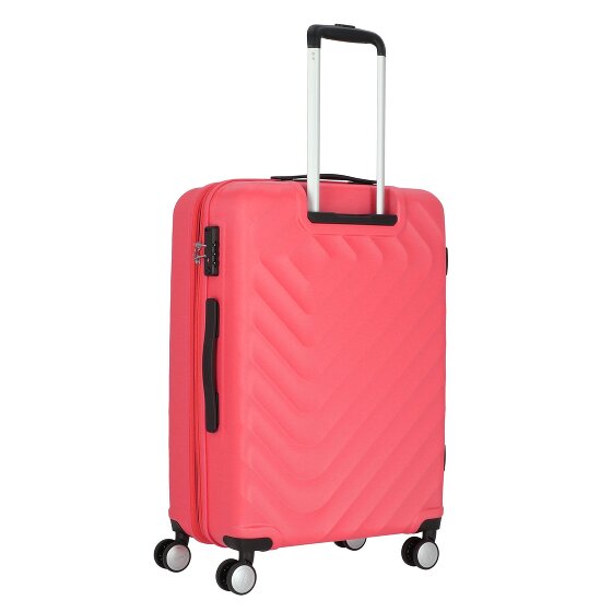 American Tourister Summer Square 4 ruote Carrello 67 cm con piega di espansione