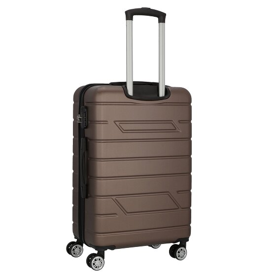 Nowi Bergamo 4 ruote Set di valigie 2 pezzi