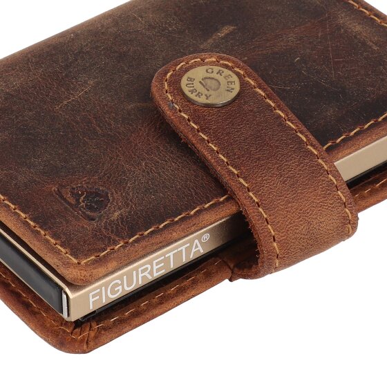 Greenburry Vintage Portafoglio Protezione RFID Pelle 7.5 cm