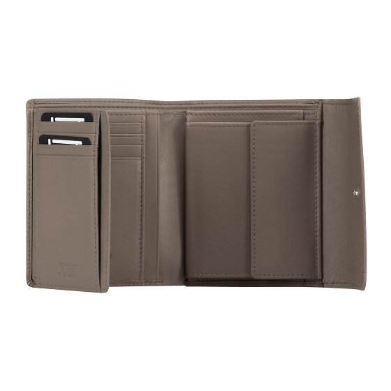 Jost Arva Portafoglio Protezione RFID Vera Pelle 12 cm