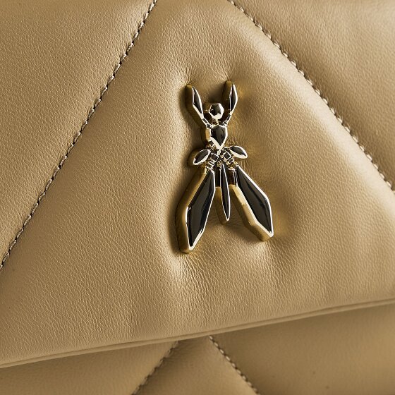 Patrizia Pepe Fly Borsa a tracolla in pelle imbottita 25 cm