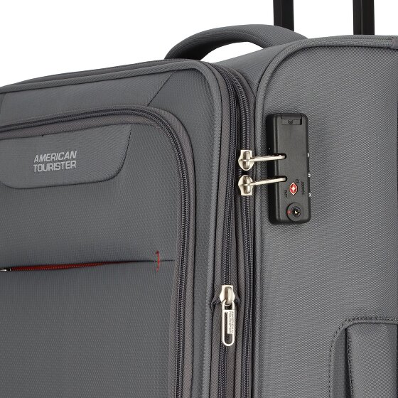 American Tourister Street Roll 4 ruote Set di valigie 3 pezzi con piega di espansione